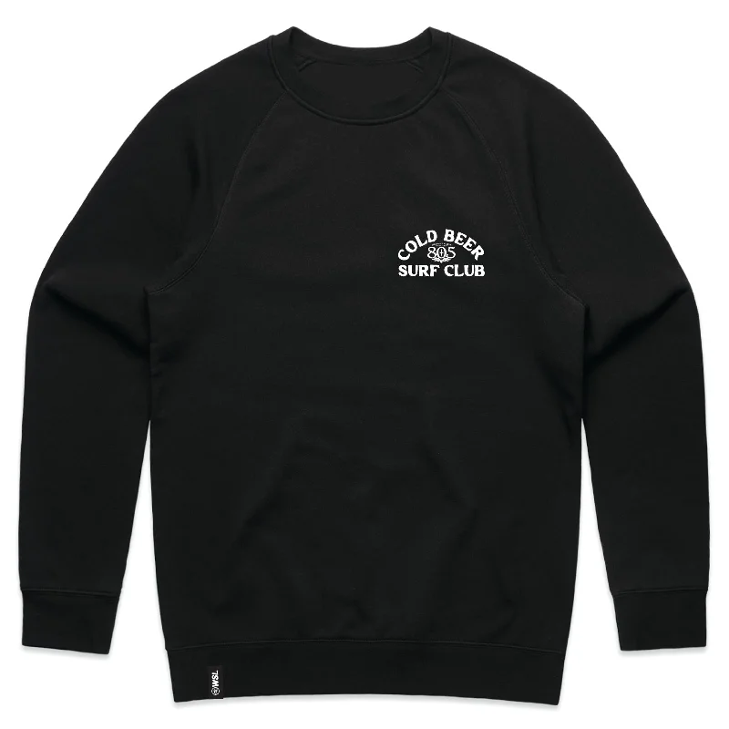 Men's hooded sweatshirt for durability805 X World Surf League - Cold Beer Surf Club Crewneck