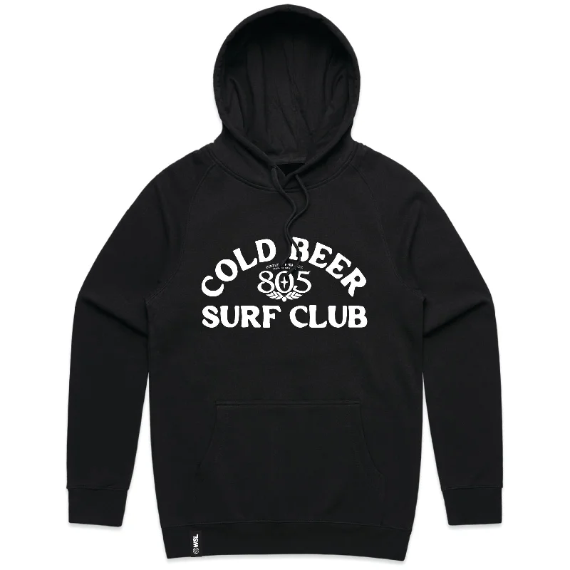 Men's hooded sweatshirt for machine wash805 X World Surf League - Cold Beer Surf Club Hoodie