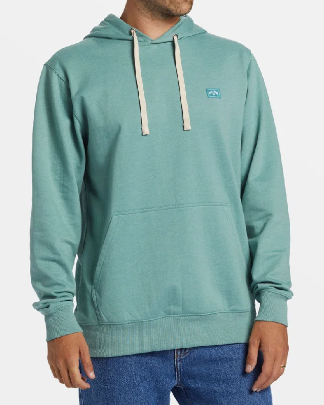 Men's long-sleeved hooded sweatshirtBillabong All Day PO Hooded Sweatshirt-Dusty Teal