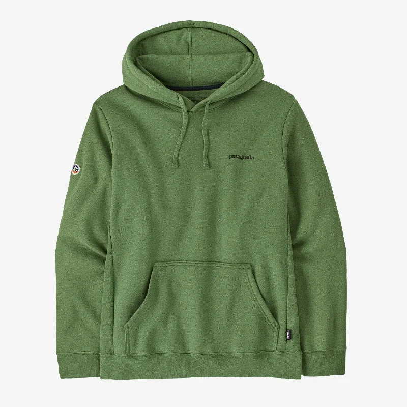 Men's hooded sweatshirt for durabilityPatagonia Fitz Roy Icon Uprisal Hooded Sweatshirt-Terrain Green