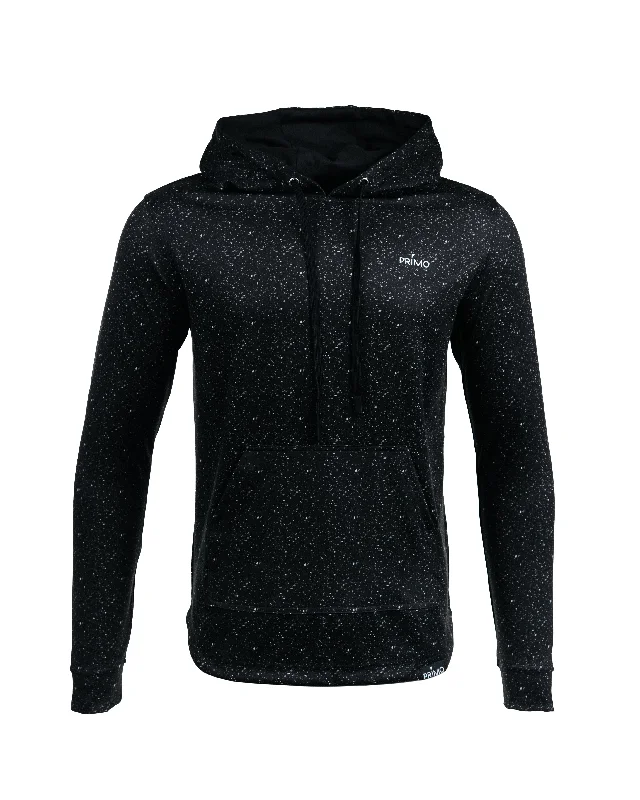 Men's hooded sweatshirt for active lifestyleSpeckled Black Hoodie