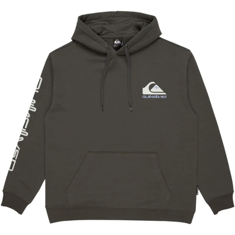 Men's hooded sweatshirt for protectionQuiksilver Omni Logo Hooded Sweatshirt-Urban Chic