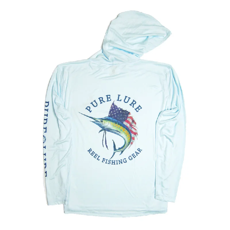 Men's hooded sweatshirt for layeringSail Salute LS Performance Hoody