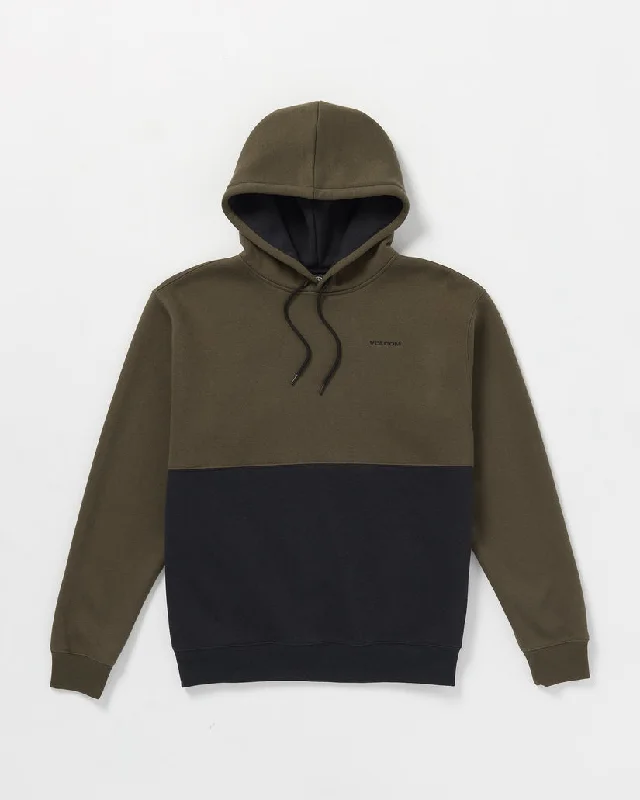 Men's hooded sweatshirt for daily wearVolcom Divided PO Sweatshirt-Wren