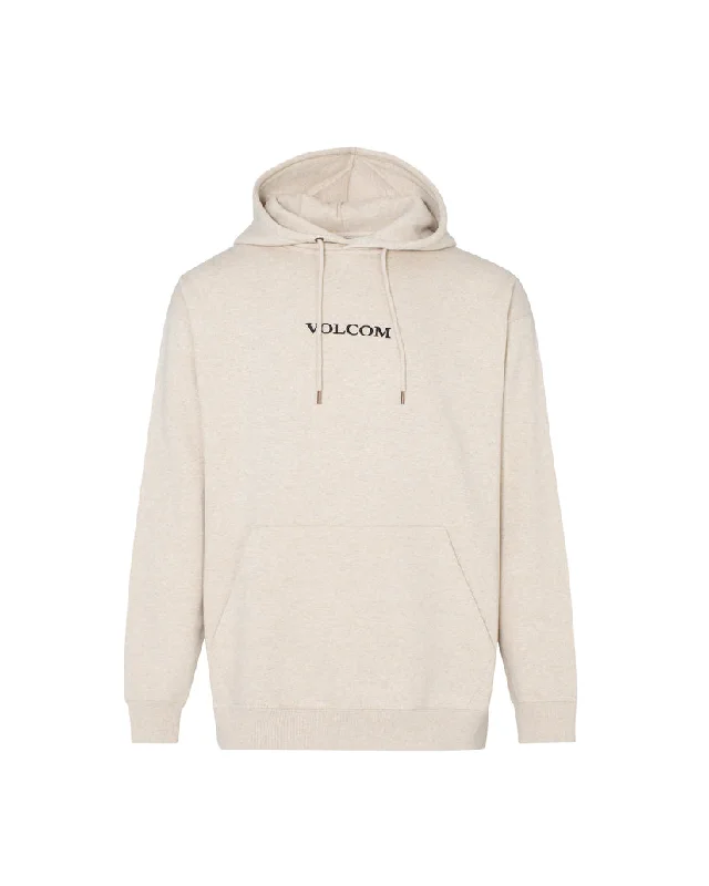 Men's stand-collar hooded sweatshirtVolcom Volcom Stone PO Sweatshirt-Dust Heather