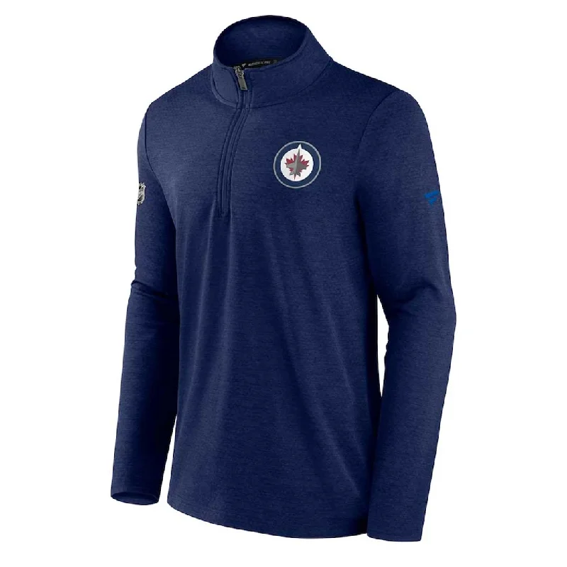 men's graphic t-shirt with pocketsFanatics - Men's Winnipeg Jets Authentic Pro 1/4 Zip Jacket (MZLD 164C 2GN 1OR)