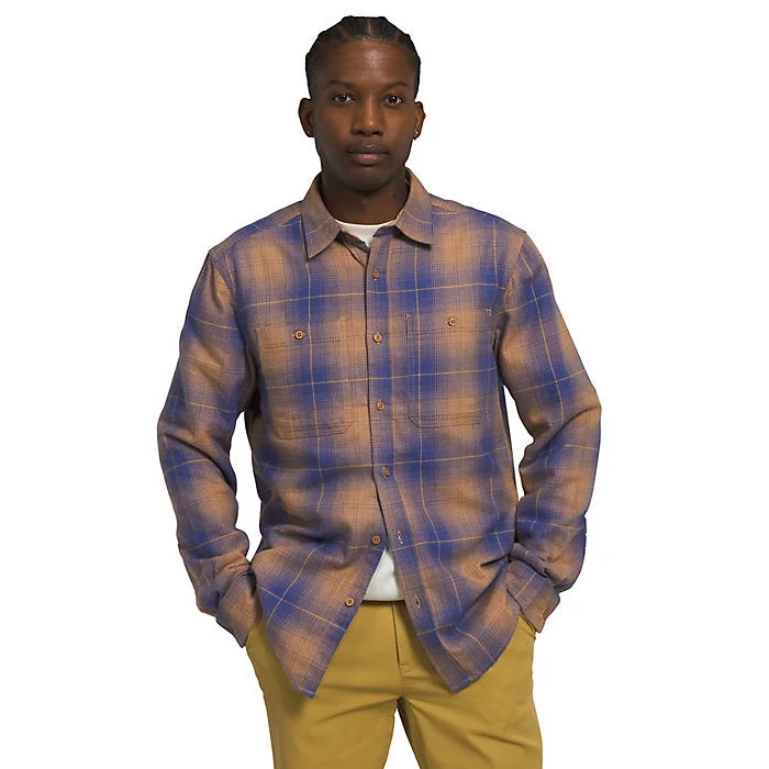 men's henley shirt with contrast color sleevesMen's Arroyo Lightweight Flannel