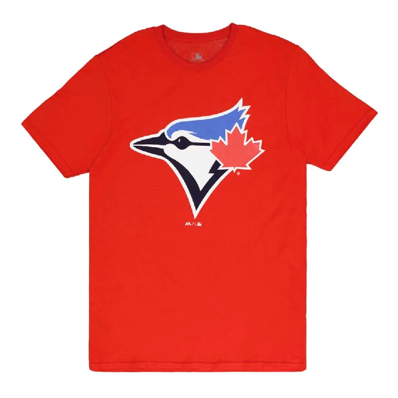 men's plaid shirt with adjustable button-down sleevesMLB - Men's Toronto Blue Jays Full Beak T-Shirt (XVML0BKMSC3A1PB 62RED)