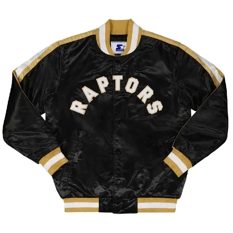 men's graphic tee with distressed printNBA - Men's Toronto Raptors Starter Satin Jacket (LS93G061 TRP)