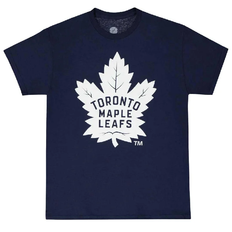 men's striped polo shirt with contrast collarNHL - Men's Toronto Maple Leafs Deluxe T-Shirt (NHXX26PMSC1A1PB 41NVY)