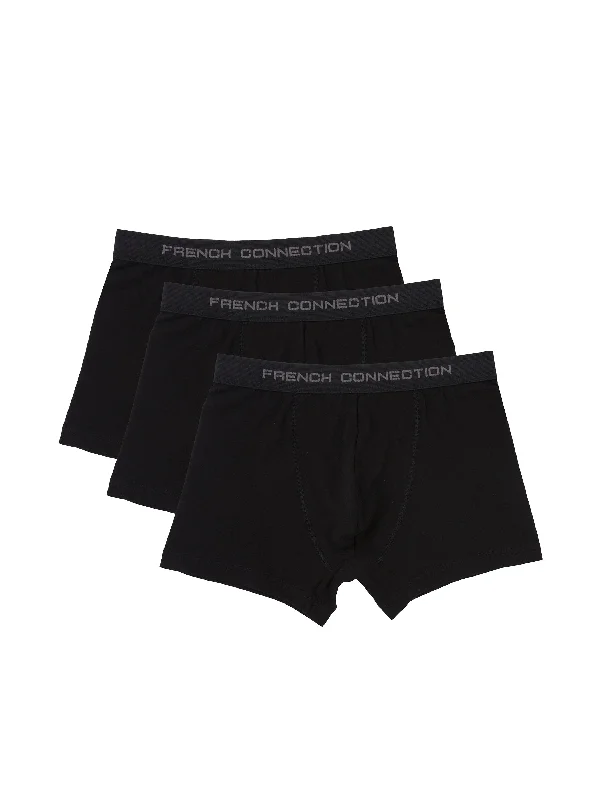 Breathable mesh trunks for summer sports3 Pack French Connection Boxers