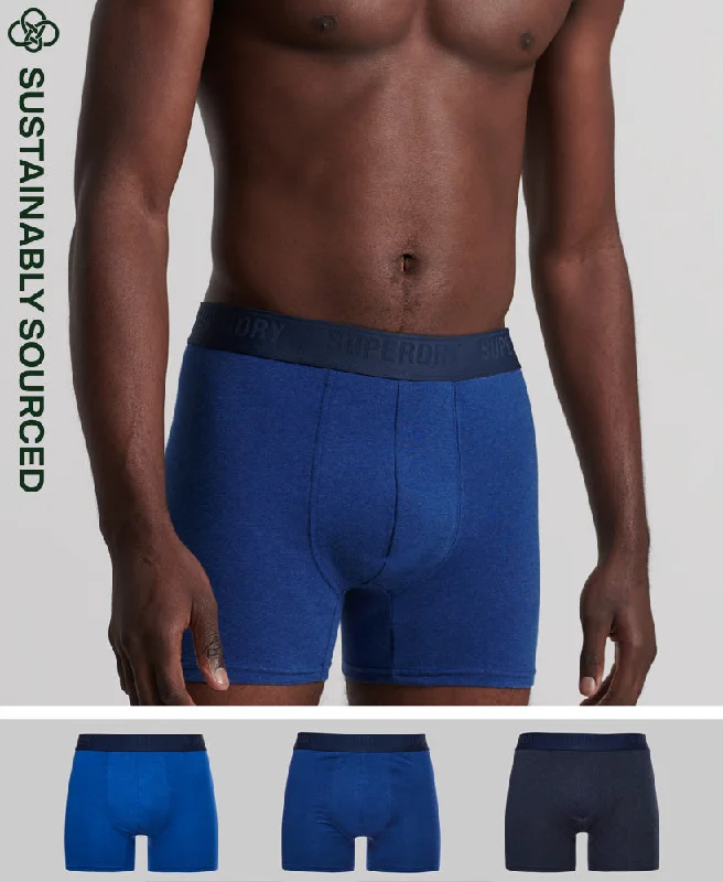 Underwear designed for optimal air circulationBoxer Multi Triple Pack | Navy/Bright Blue/Mazarine