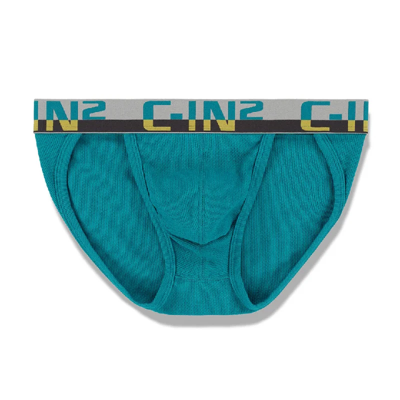 Men's underwear with pockets for essentialsC-Theory Dash Brief Timothy Teal