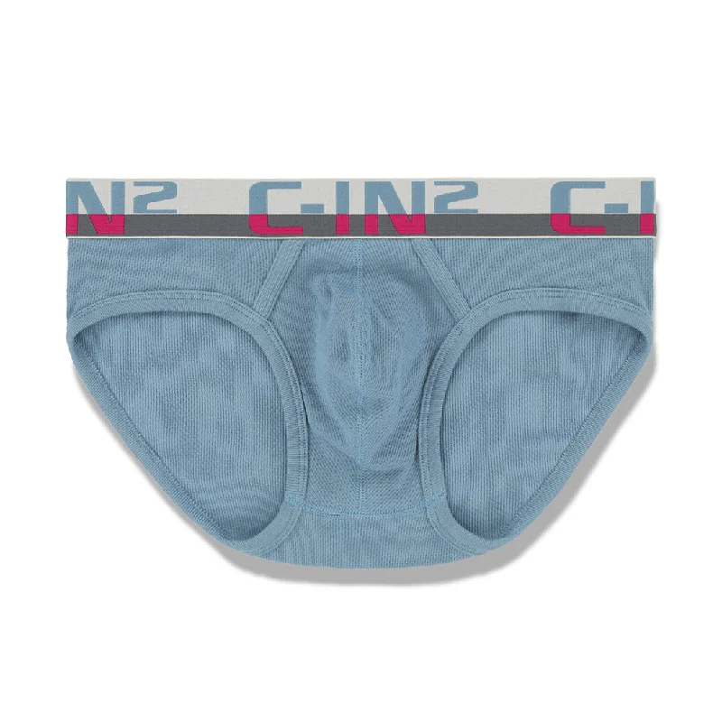 Men's underwear with a stylish logo printC-Theory Low Rise Brief Borris Blue