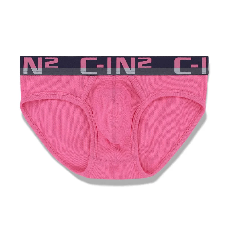 Plus-size low-rise underwear for a casual lookC-Theory Low Rise Brief Plato Pink