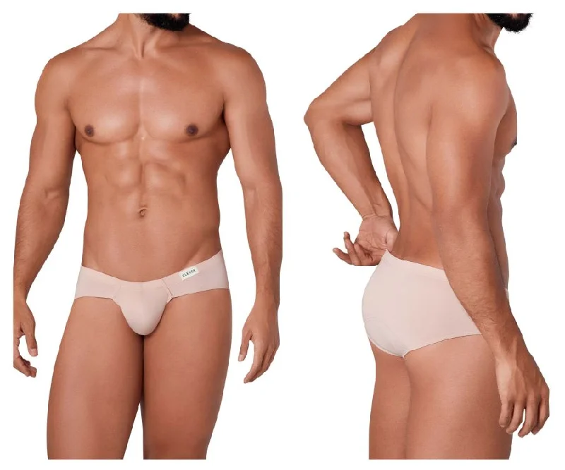 Men's underwear with reinforced seams for durabilityClever 1308 Tribe Briefs Color Beige