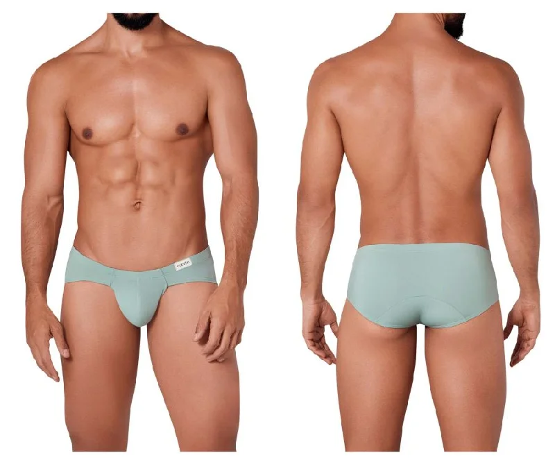 Men's underwear with a stretchy elastic waistClever 1308 Tribe Briefs Color Green