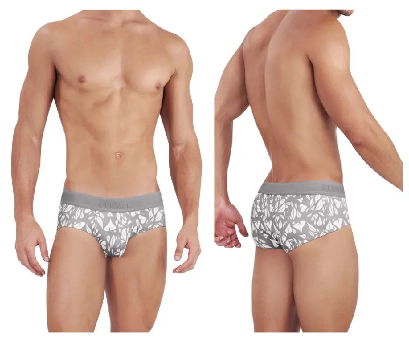 Men's underwear with a high-leg cut for freedom of movementClever 1457 Grace Briefs Color Gray