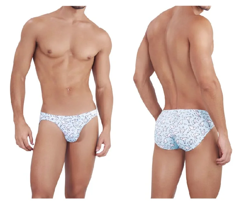 Men's underwear featuring subtle branding detailsClever 1459 Figure Bikini Color Blue