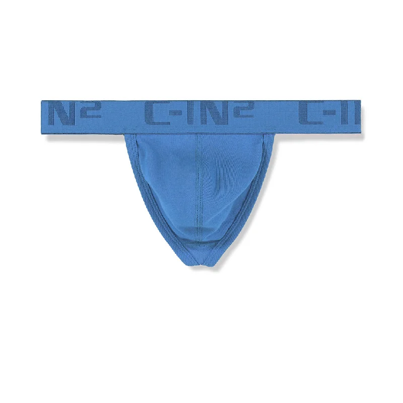 Underwear for men with a modern twist on traditional stylesCore Classic Thong Baako Blue