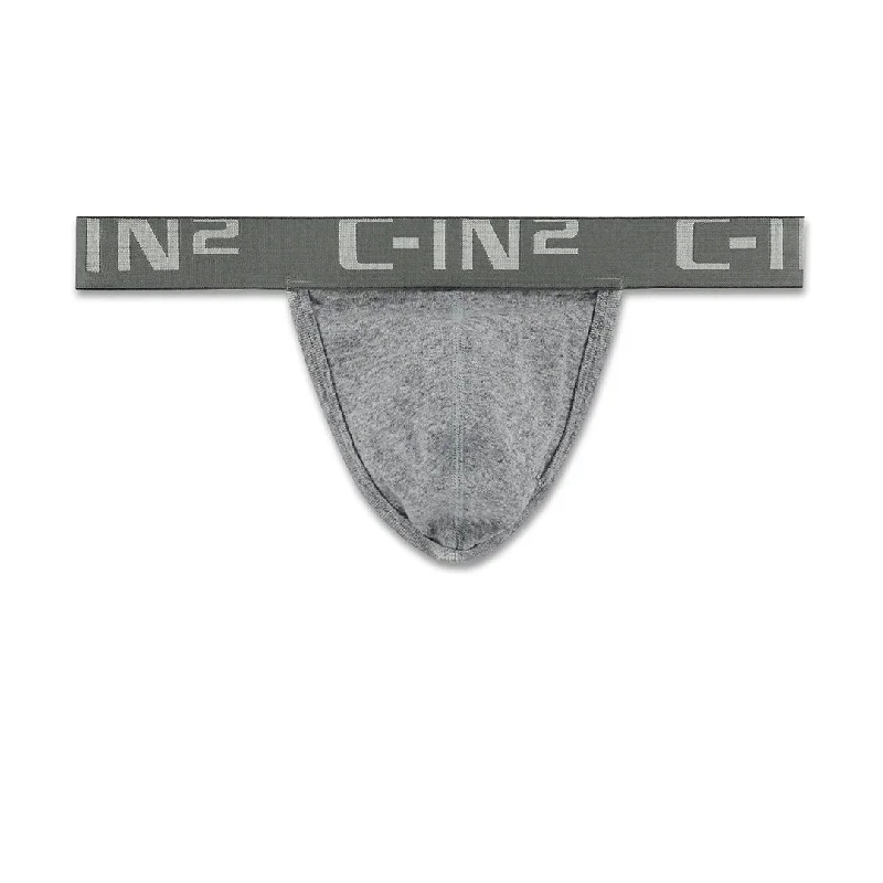 Men's underwear with a sleek matte finishCore Classic Thong Grey Heather