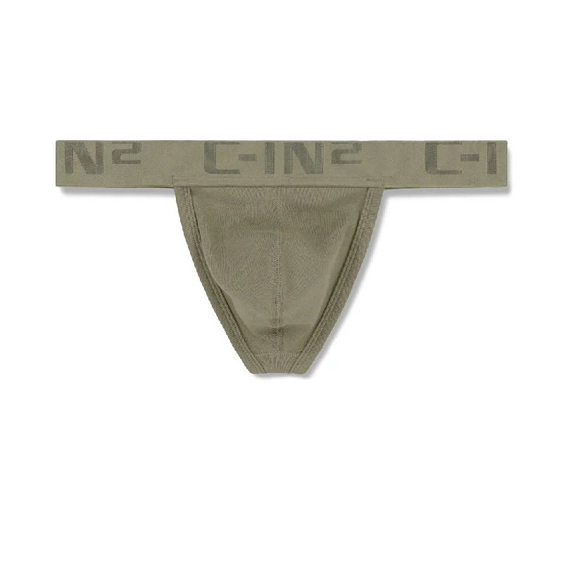 Underwear designed for men with an active sex lifeCore Classic Thong Kash Khaki