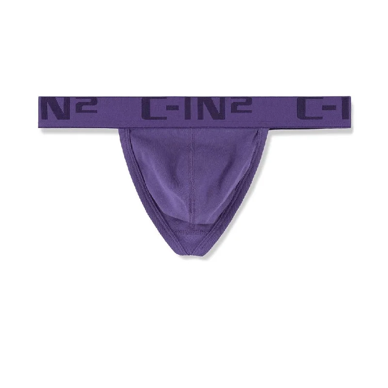 Plus-size underwear with a seamless design for comfortCore Classic Thong Patrick Purple