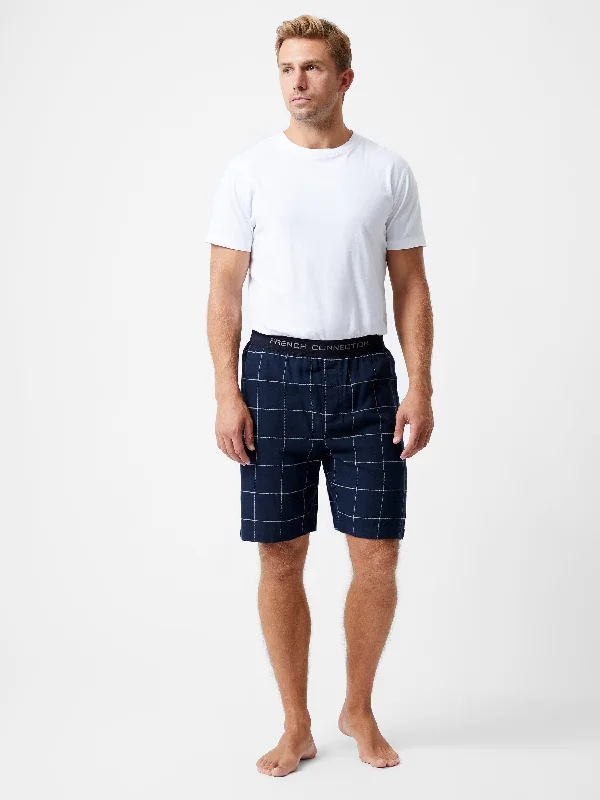 Men's underwear featuring animal printsFrench Connection PJ Flannel Shorts