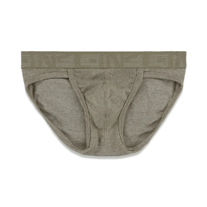 Men's underwear with a high-leg cut for freedom of movementHand Me Down Sport Brief Kai Khaki Heather