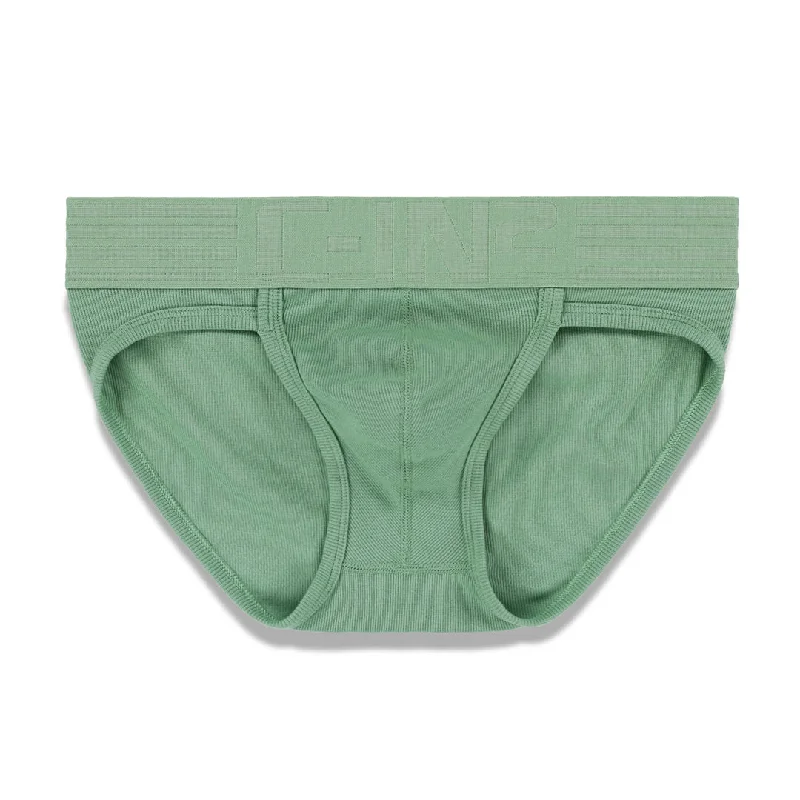 Plus-size low-rise underwear for a casual lookHard//Core Sport Brief Gibson Green