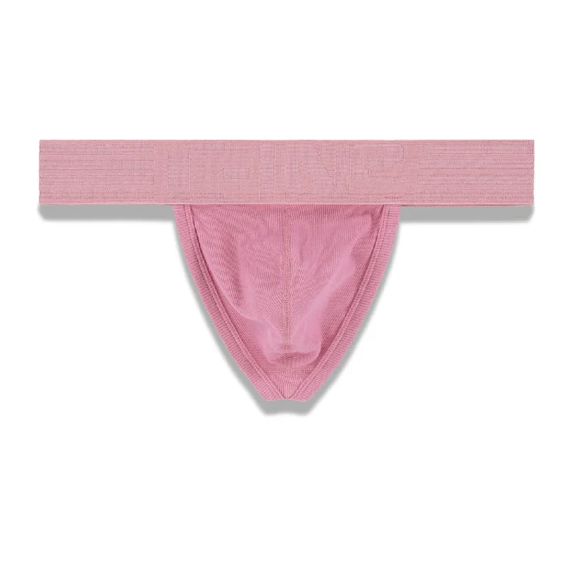 Elegant silk underwear for special nightsHard//Core Thong Pietro Pink