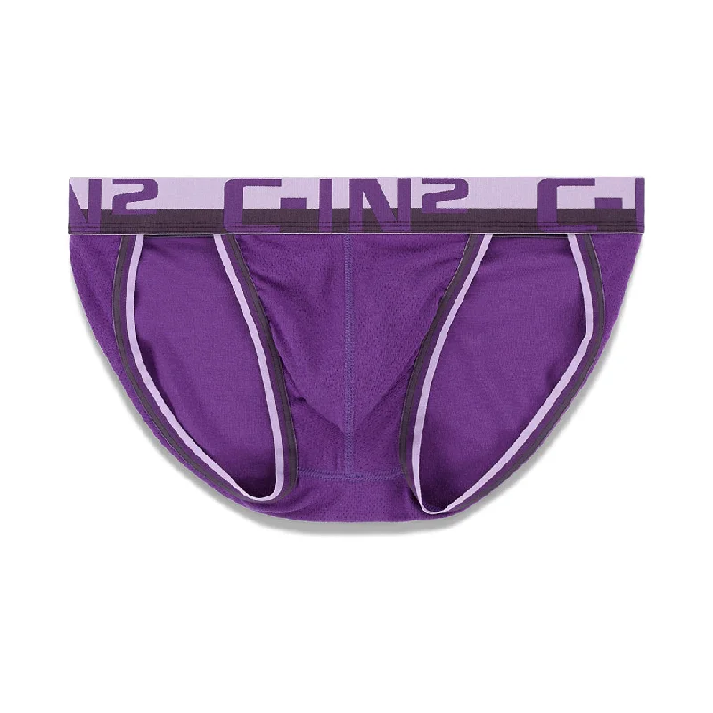 Patterned underwear for men's casual wearMesh Dash Brief Paco Purple