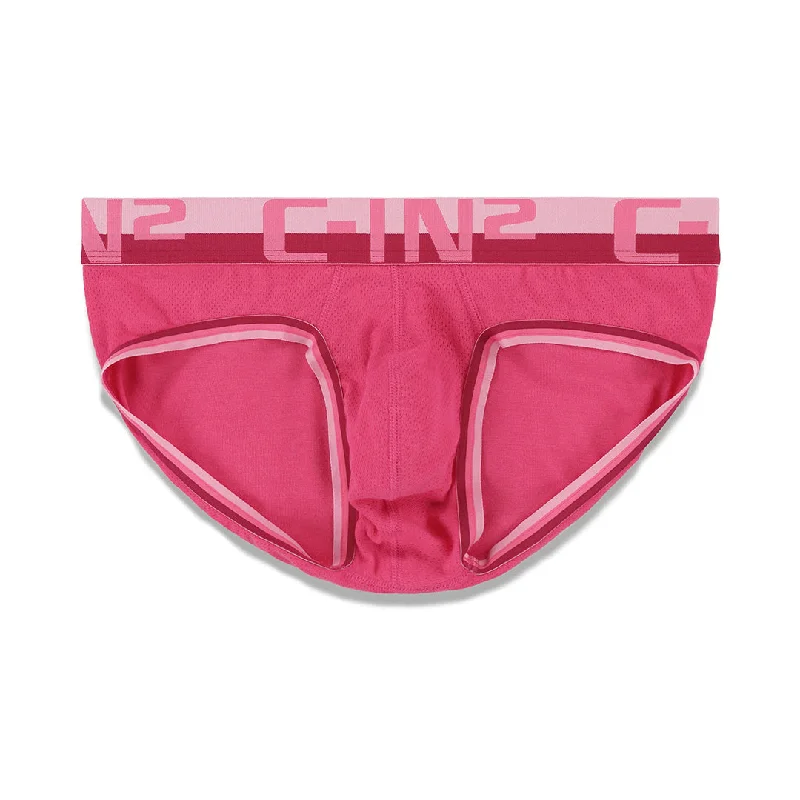 Underwear for men with built-in cooling technologyMesh Low Rise Brief Pacey Pink