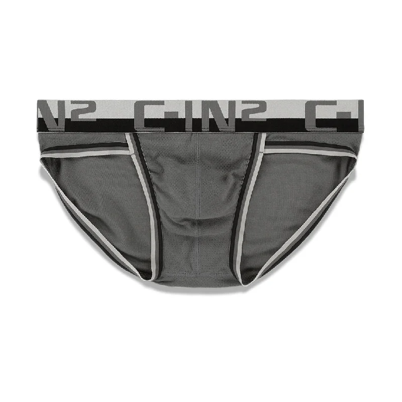 Thong underwear for men seeking a bold lookMesh Sport Brief Garner Gray