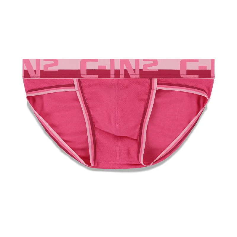 Plus-size g-string underwear for bold fashionMesh Sport Brief Pacey Pink