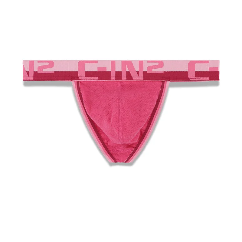 Winter-warm underwear for cold weatherMesh Thong Pacey Pink