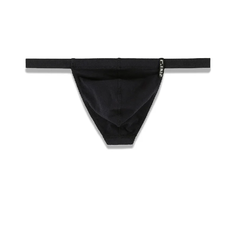 Men's underwear with a subtle shimmerNu Thong Black