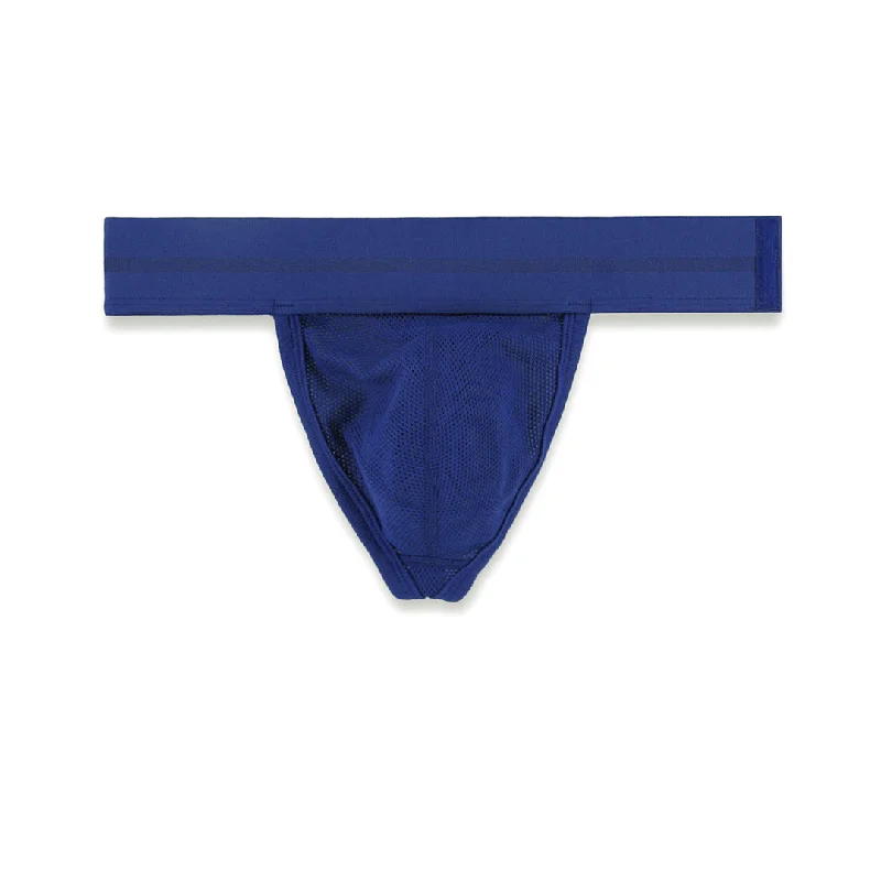 Men's underwear with a stylish logo printScrimmage Thong Beckham Blue