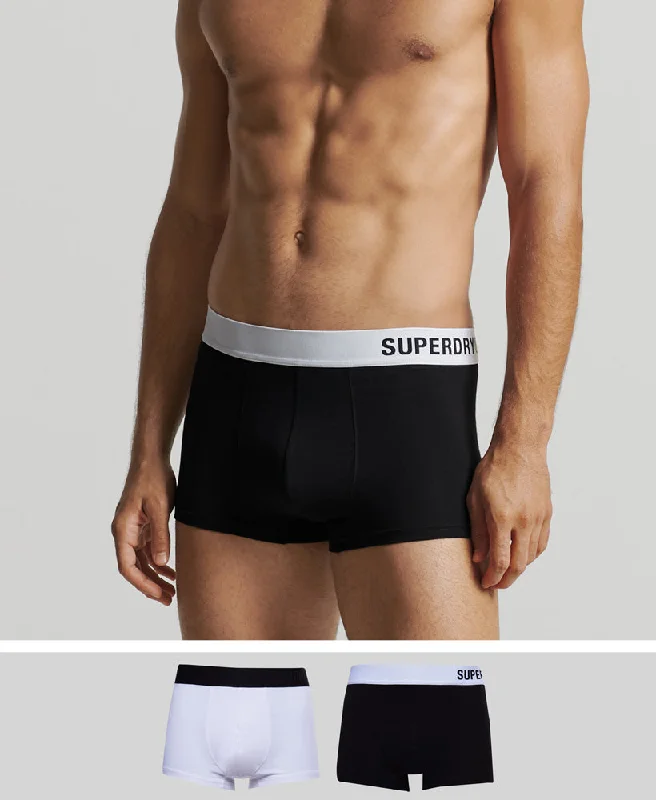 Underwear designed for sensitive genital areasTrunk Offset Double Pack | Black/Optic