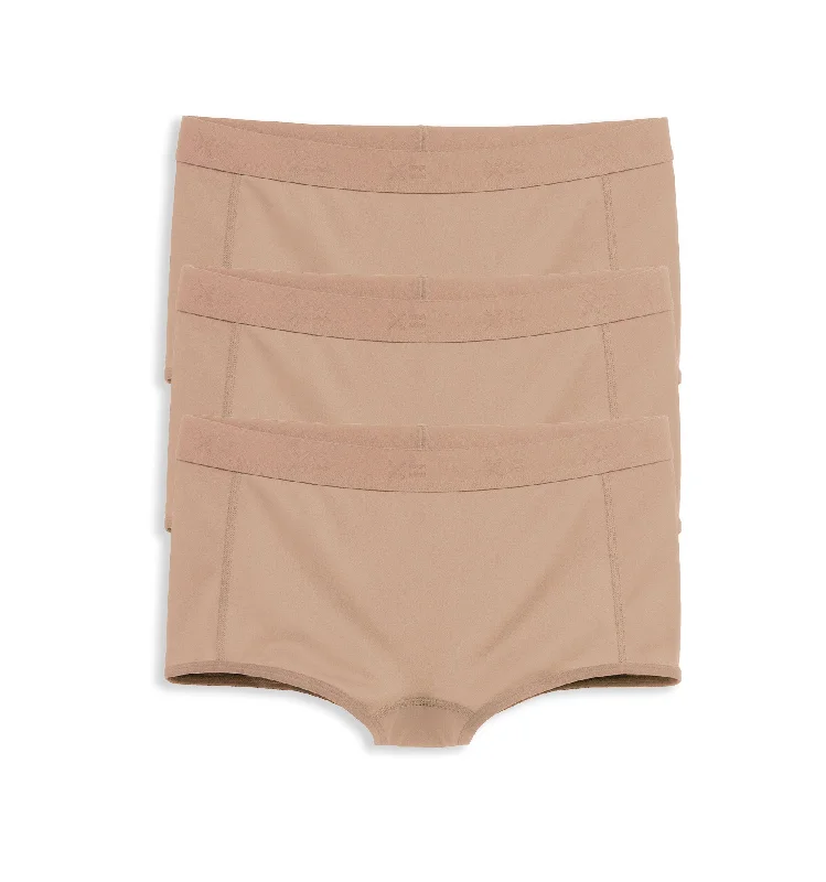 Sexy lingerie-style underwear for menTucking Boy Shorts 3-Pack - X= Chai