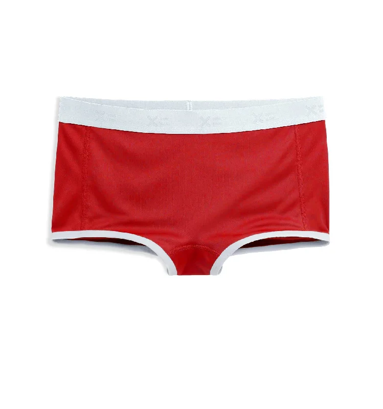 Men's underwear with pockets for essentialsTucking Boy Shorts - Fiery Red