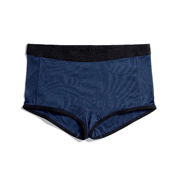 Men's seamless underwear for comfortTucking Boy Shorts - Gothic Indigo