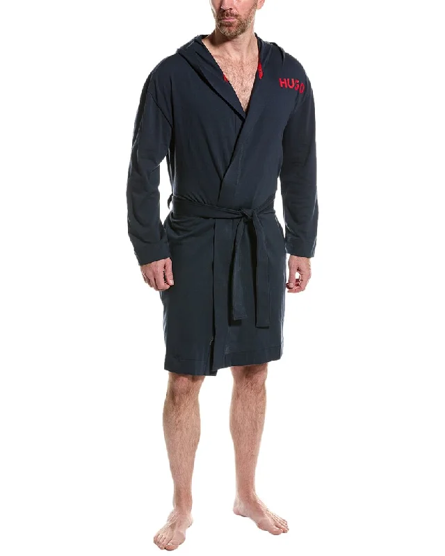 men's pajamas made from high-thread-count cottonHUGO Hugo Boss Linked Robe