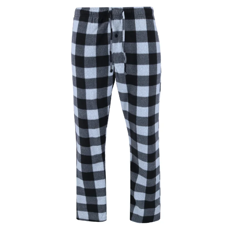 deep pocket men's pajamas for thick mattressesMen's Fleece Pajama Pants