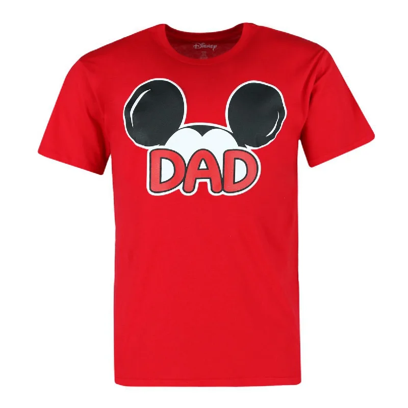 men's pajamas inspired by movie costumesMen's Mickey Mouse Dad Family T-Shirt