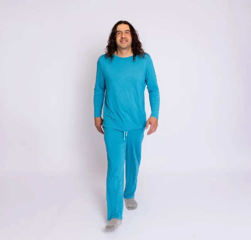 men's pajamas designed for plus sizesPout Fish Relaxed Two Piece Jammie Set